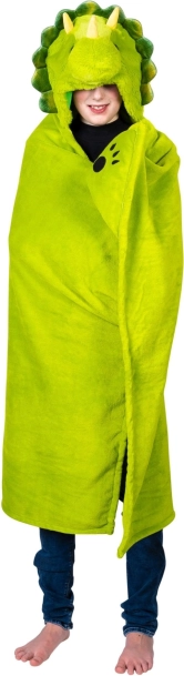 Cozy Noxxiez уютно одеяло с качулка динозавър