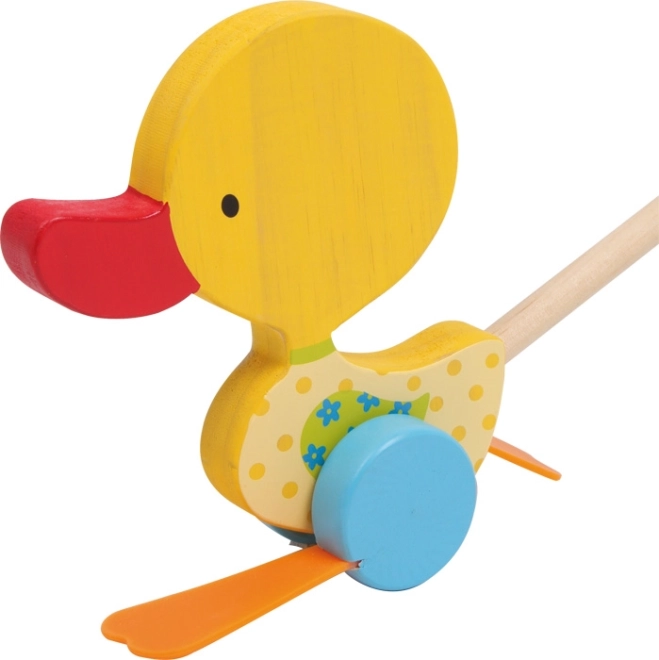 Small Foot дърпана играчка – люлееща се патка Tine