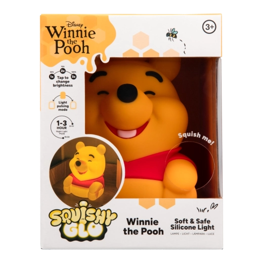 Disney силиконова лампа Мечо Пух SquishyGlo