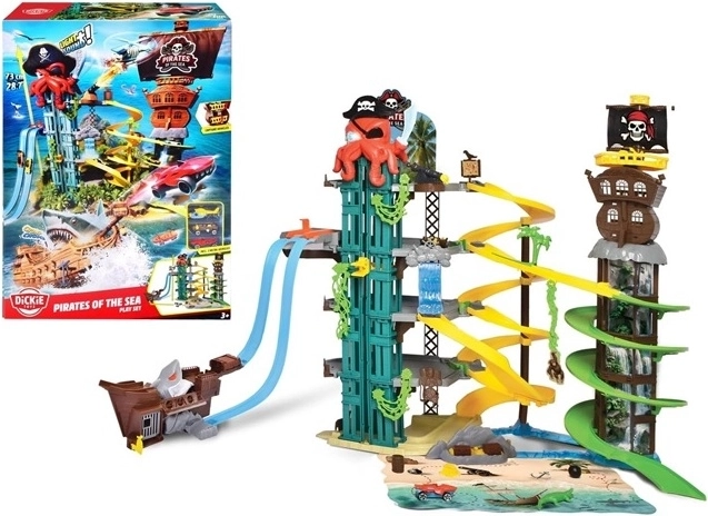 Dickie Toys Пирати в морето – многоетажен паркинг