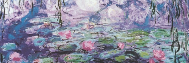 EUROGRAPHICS panoramic puzzle Water Lilies 1000 pieces