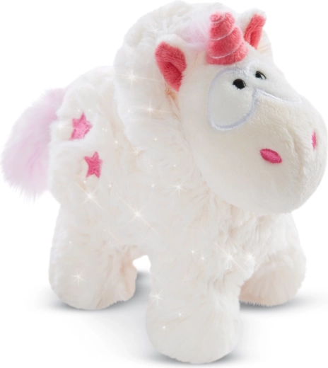 Nici Theodor Plush Unicorn in Snow Suit 13 cm Green