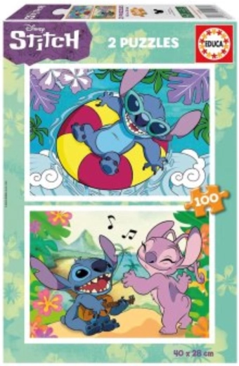 Educa Stitch puzzle 2x100 pieces