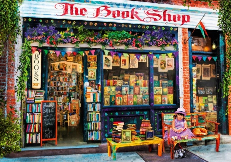 Bluebird Puzzle Children's Bookstore 2000 Pieces