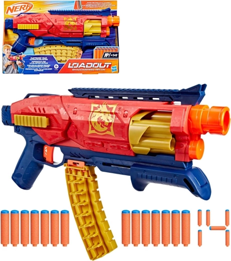 Hasbro Nerf Loadout Shadowspeed Recon blaster with 14 N1 darts