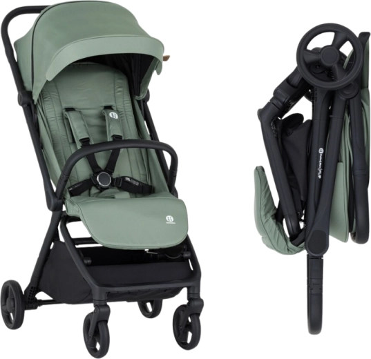 Petite&Mars sports stroller Flip – Matcha Green