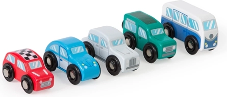 Tidlo Retro Wooden Car Set