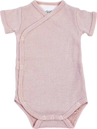 Lodger baby hydrophilic short-sleeve bodysuit ciumbelle tan, size 74