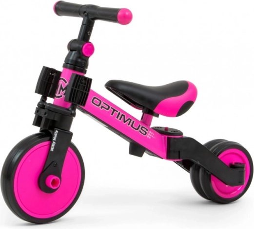 Детско балансиращо колело и триколка 3в1 Optimus Pink