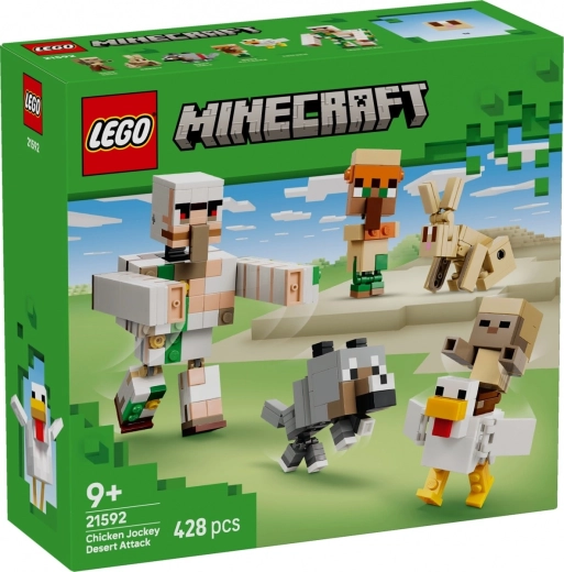 LEGO Minecraft Атака на пилешкия ездач в пустинята
