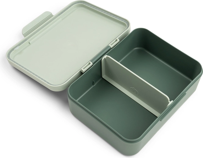 Done by Deer snack box with divider Tiny trails green