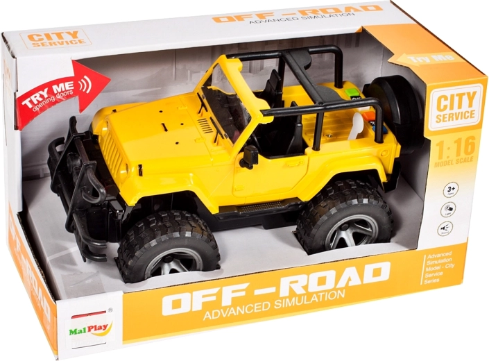 Теренен автомобил JEEP 1:16 със светлина и звук