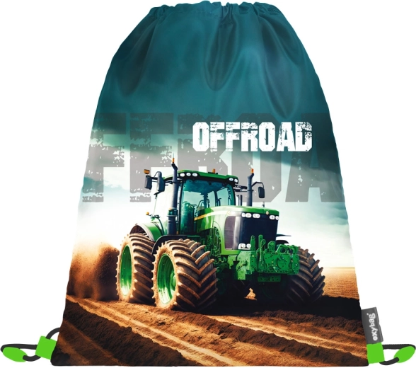 OXYBAG торбичка за физическо с мотив трактор 30 × 37 см