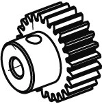 Motor pinion gear, 22 teeth, M0.6, for Akron, Myron and Ice Tiger
