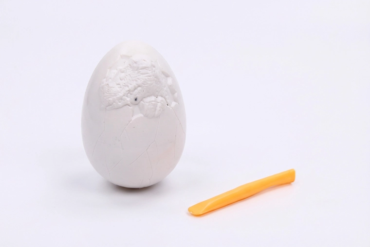 Egg DIY with Dinosaur Figurine