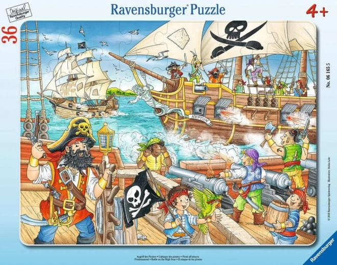 Ravensburger пъзел Битка в открито море 36 части