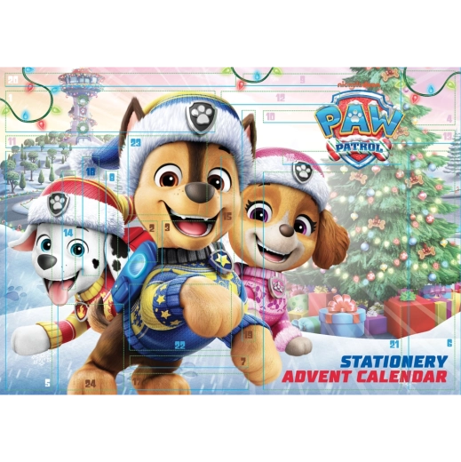Адвентен календар Paw Patrol с канцеларски принадлежности