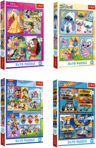 Puzzle 2×70 pieces – various themes