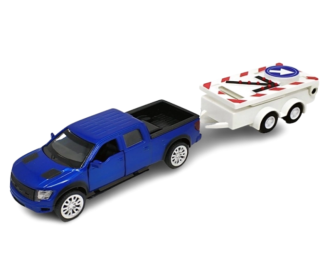 Die-cast model pickup Ford F-150 SVT Raptor 1:52 with lights and sounds