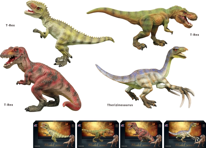 Dinosaur World – dinosaur figure set, 4 types
