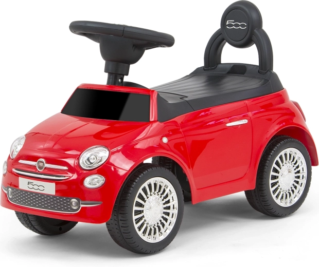 Детско задвижвано краче Milly Mally Fiat 500, червено