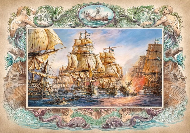 Puzzle Naval Battle 2000 Pieces CHERRY PAZZI