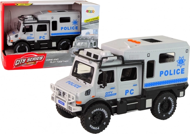 Теренен автомобил със светлини, звук и отварящи се врати - Полиция