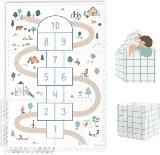 Play&Go Tiloo Eevaa постелка за игра и къщичка hopscotch