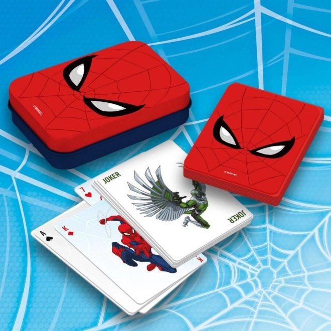 Карти за игра Spiderman в метална кутия