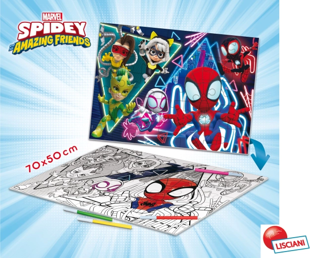Double-sided floor puzzle Spidey, 35 pieces