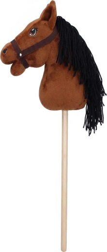 Коник на пръчка hobby horse кафяв 68 см