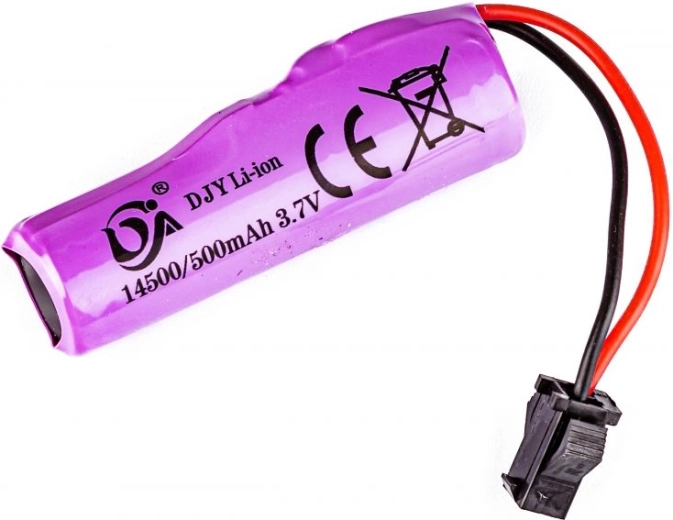 Li-ion акумулатор 3,7 V 500 mAh с конектор JST SM за дрифт автомобил SC24A - 1 брой