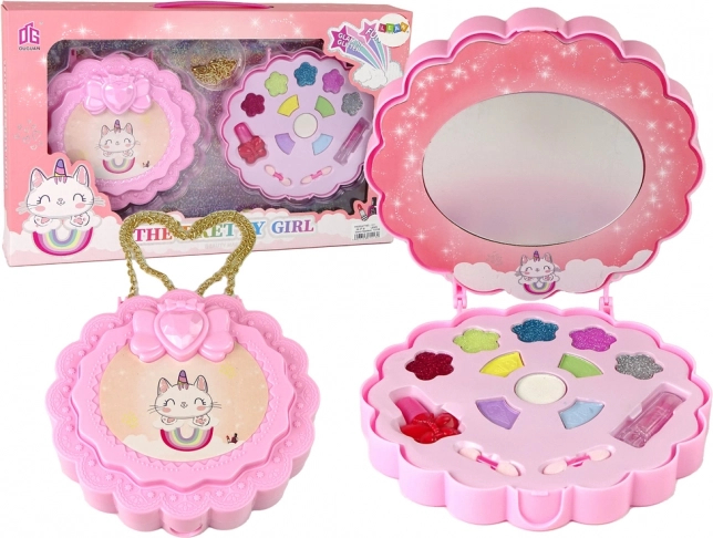 Pink girls' beauty set Unicorn – kids' make-up set