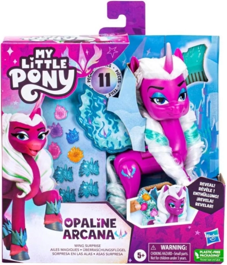 My Little Pony лилава фигурка на пони с крила Opaline Arcana