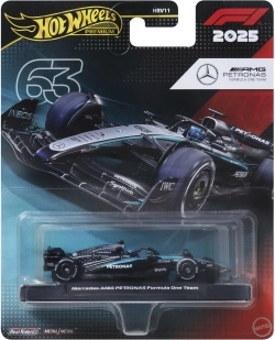 Hot Wheels премиум количка FORMULA 1 MERCEDES-BENZ George Russell #63 1:64