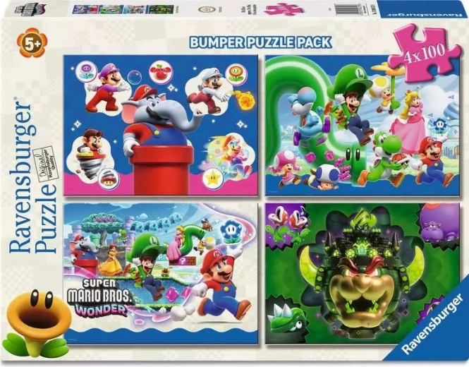 Пъзел Ravensburger Super Mario 4×100 части
