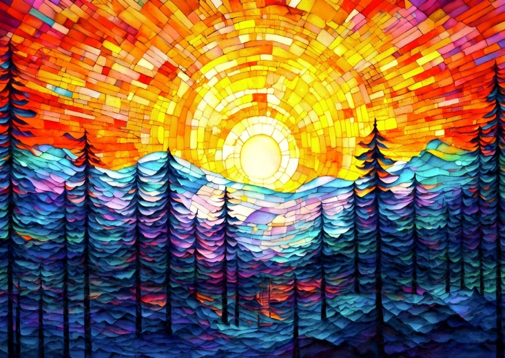 Enjoy Puzzle Beautiful Sunset 1000 Pieces
