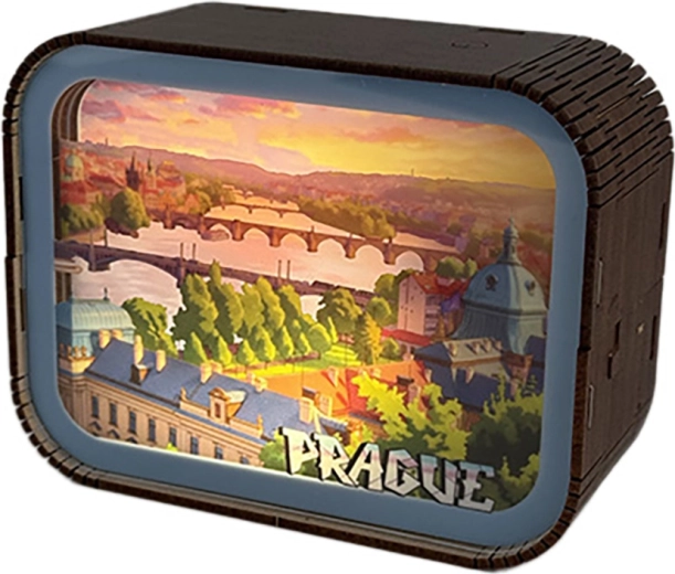 2Kids Toys wooden model lamp Prague – view of the Vltava