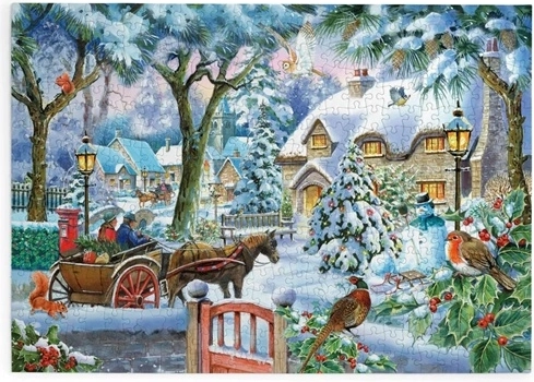 Пъзел House of Puzzles Почти у дома, 500 големи части