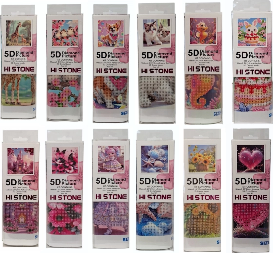 5D Diamond Painting Mosaic Creative Kit 20 × 20 cm - 1 piece