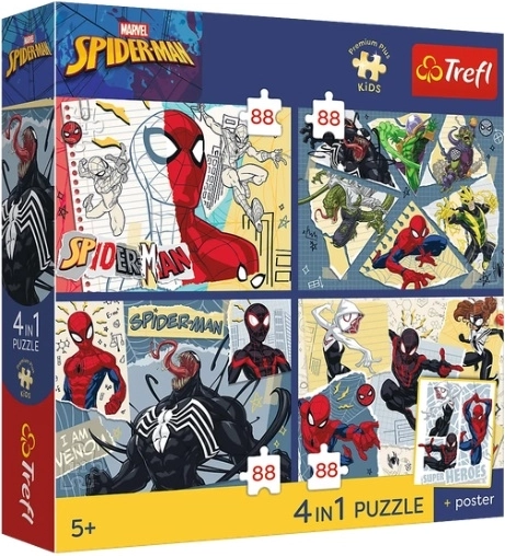 Пъзел 4×88 Premium Plus Kids – „Sieć zabawy“