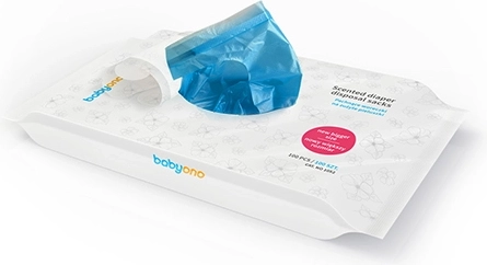 Ароматизирани пликове за изхвърляне на пелени BABYONO 100 бр.