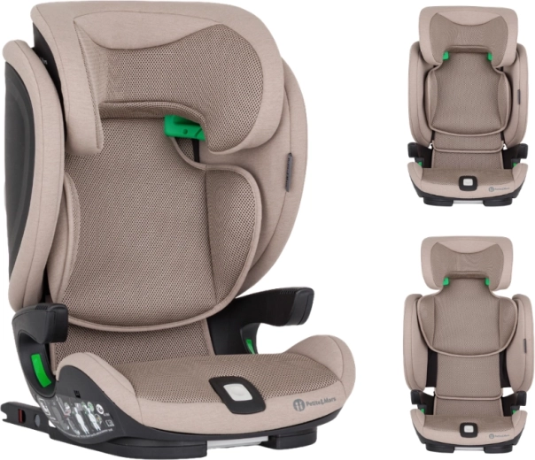 Petite&Mars car seat Elite Fix Pro i-Size tan brown air 100–150 cm (15–36 kg)