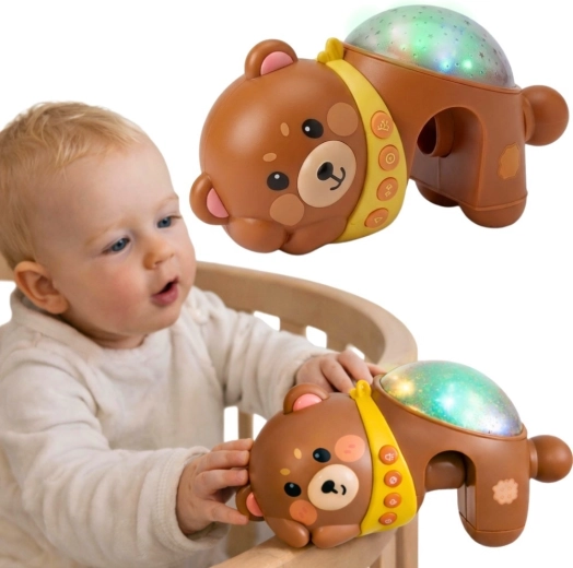 Woopie Baby Bear Night Projector with Melodies for the Crib