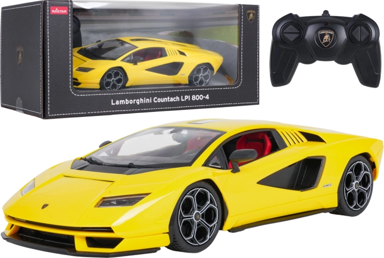RASTAR remote-controlled Lamborghini Countach LPI 800-4 car, yellow, 1:16