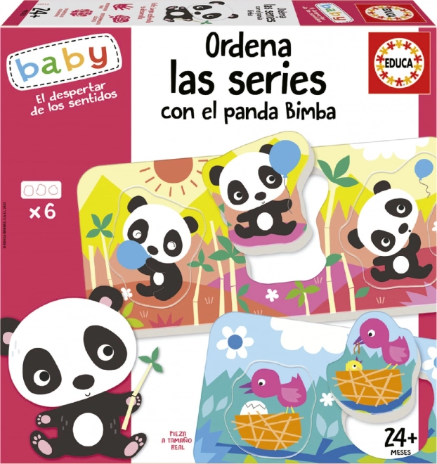 EDUCA Baby Puzzle Панда Бимба и приятели