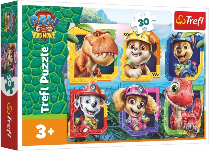 Пъзел Тлапкова патрула (Paw Patrol) Dino Movie – Динозавърски остров, 30 части