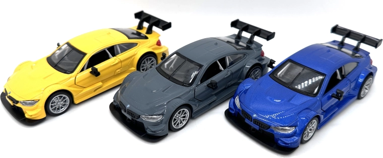Метален модел BMW M4 DTM със светлини и звуци (3 варианта)