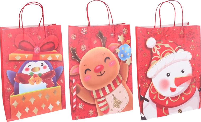 Christmas Gift Bag L 30 × 42 × 12 cm - 1 piece