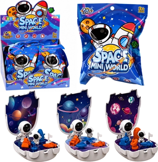 Space Mini World мини космическа база с фигурка на астронавт